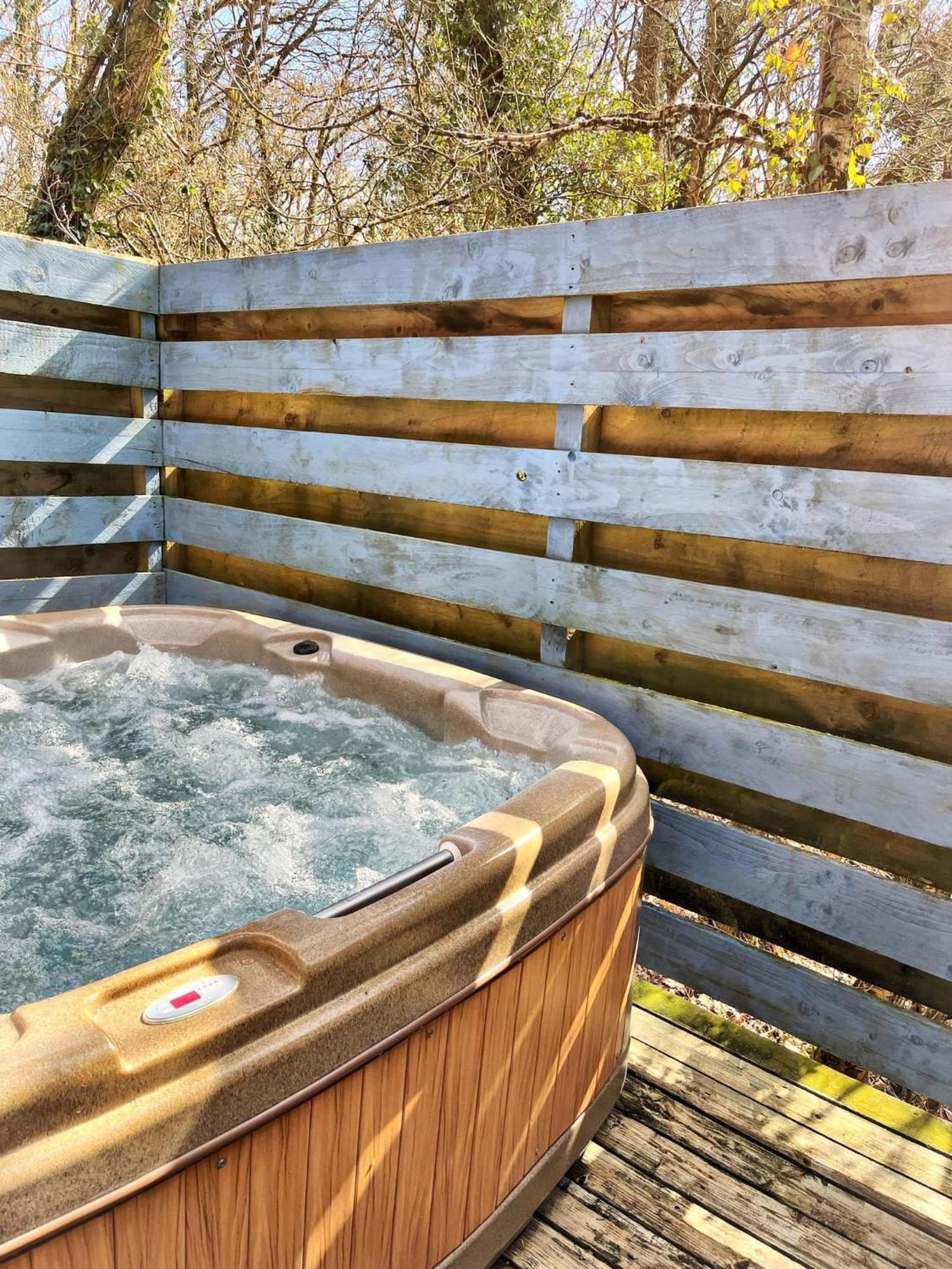 Wren 8-Hot Tub-Woodland Lodges-St Clears-Carmarthen-Tenby Dış mekan fotoğraf